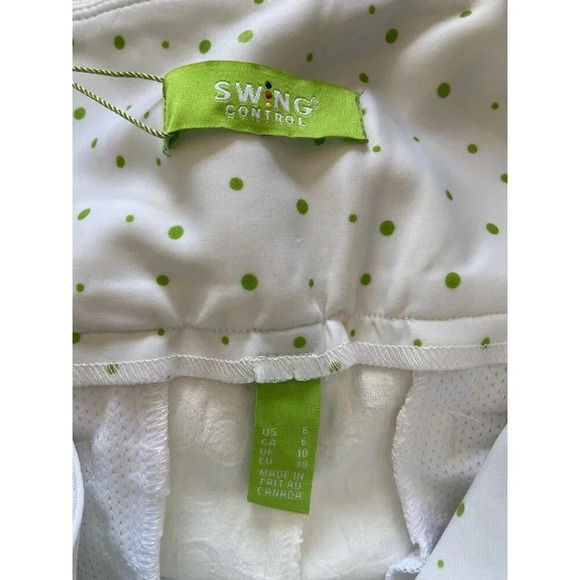 NWT Swing Control Golf Pants Ivory Pattern Size 6 New - Picture 3 of 6